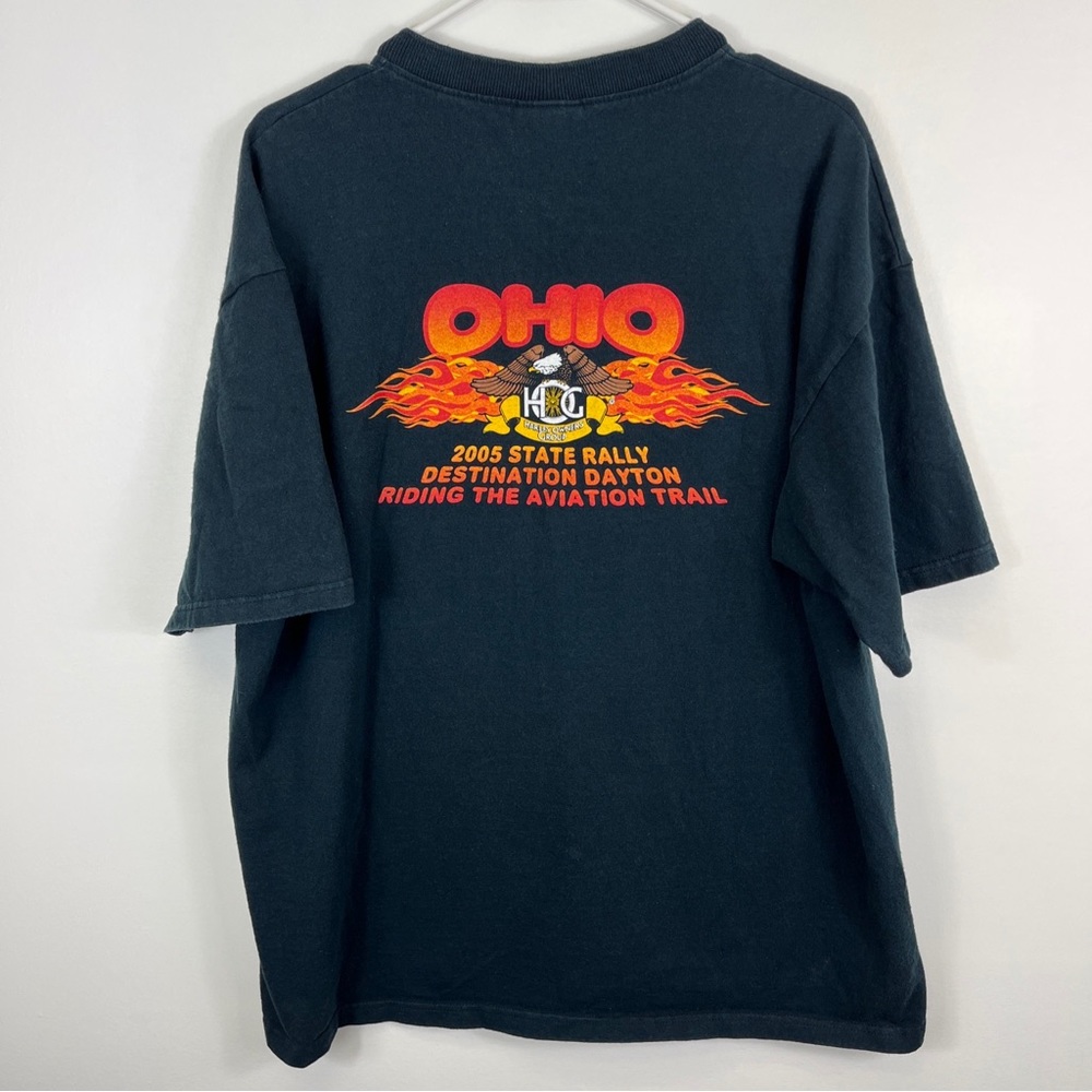 Vintage Harley Owners Group shirt 2005 Ohio State Rally HOG Harley Davidson XL